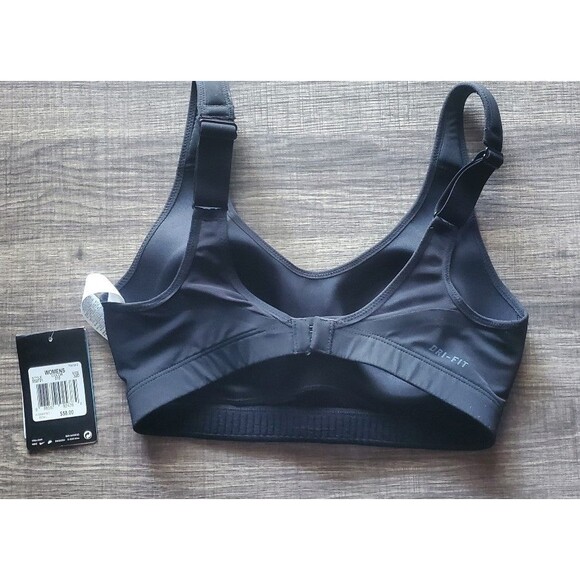 New Nike Scoop Back Wire-Free Medium Control Sports Bra Size 32D 552721 - Picture 5 of 6